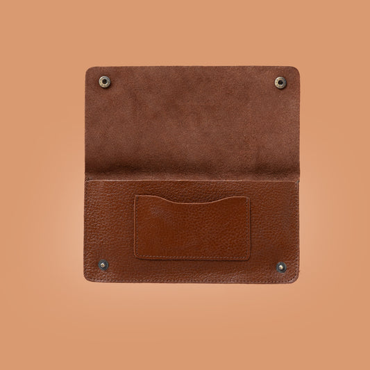 Genuine Leather Ladies Cash Wallet in Brown – Wallets For Women | Iron Tailor
