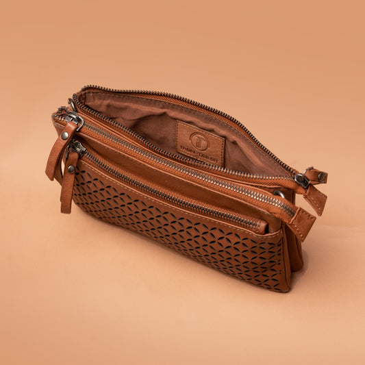 Lavishta Sling Bag Double Pouch Interior View | Iron Tailor