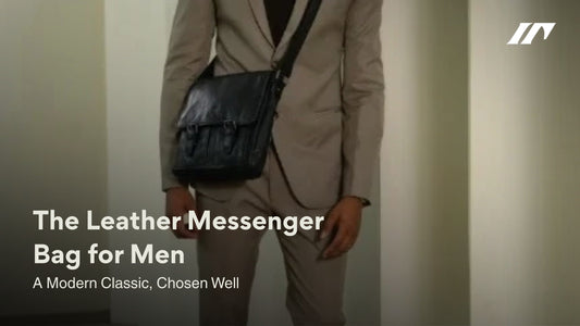 The Leather Messenger Bag for Men: A Modern Classic, Chosen Well