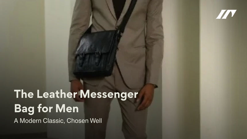 The Leather Messenger Bag for Men: A Modern Classic, Chosen Well