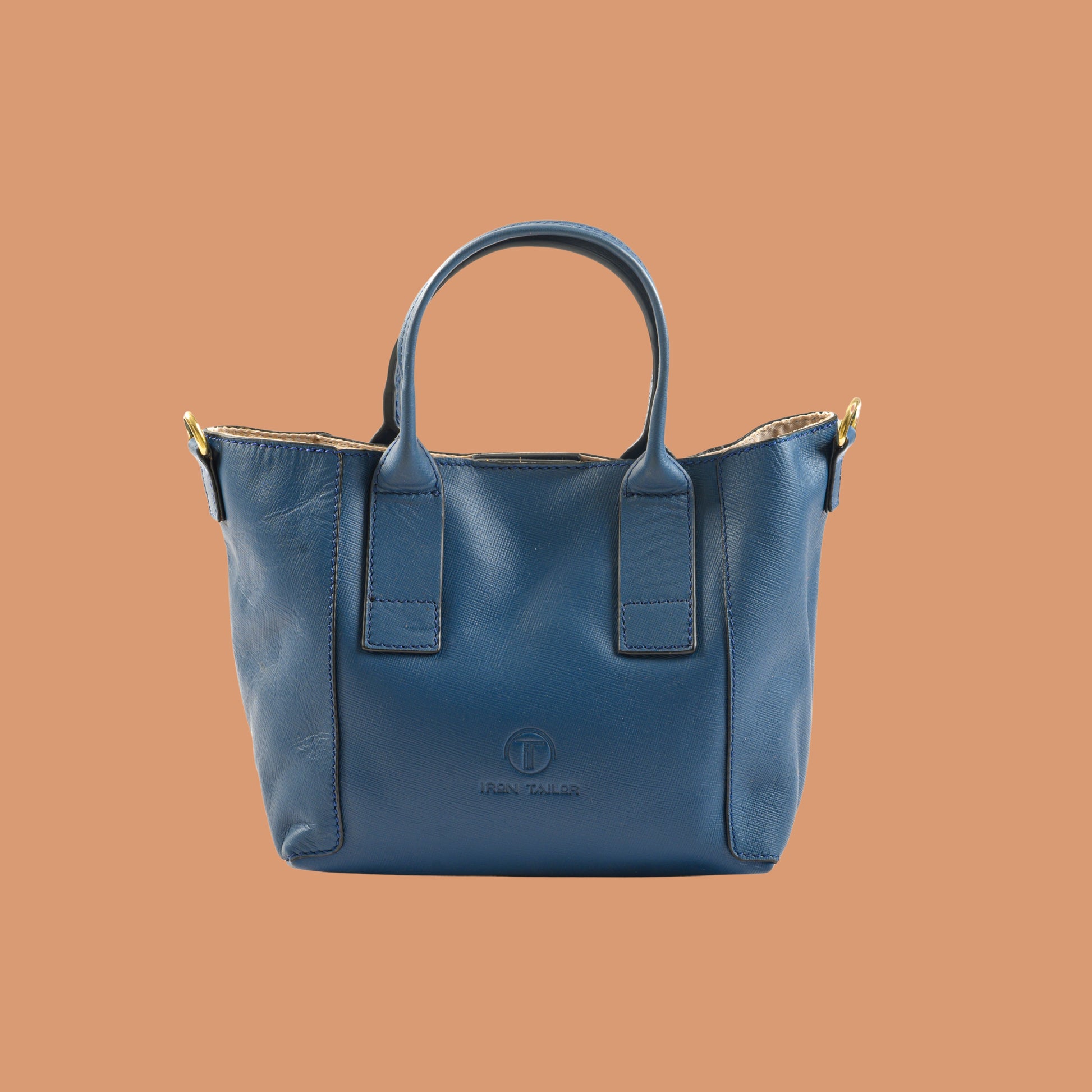Indigo Blue Francesca Ladies Tote Design Bag – Leather Tote Bags For Women | Iron Tailor