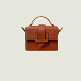 Box Sling Bag - Tan