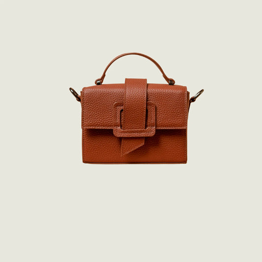 Box Sling Bag - Tan
