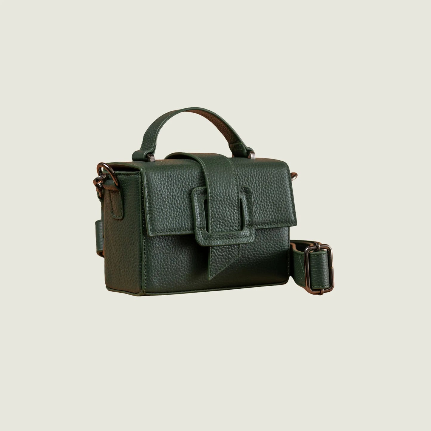 Box Sling Bag - Taupe