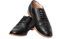 Brown Black leather