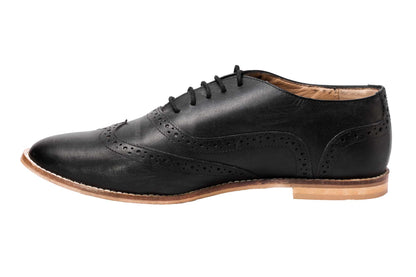 Brown Black leather