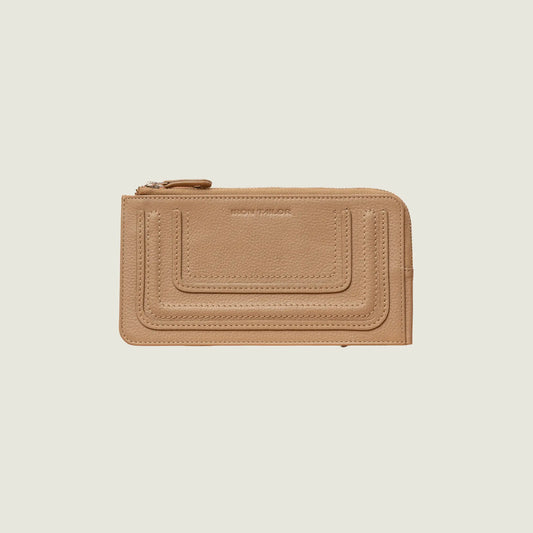 Beige Arc Wallet