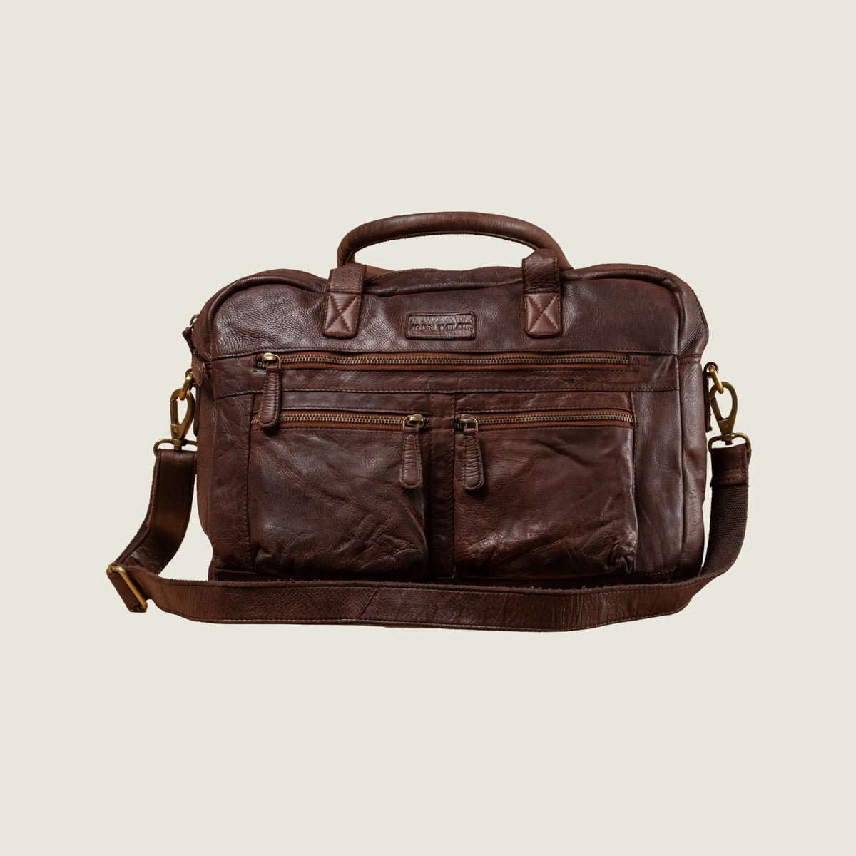 Vintage Laptop Bag Brown