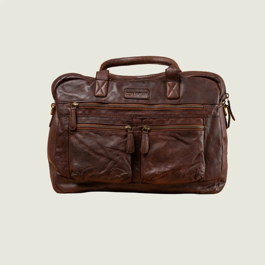 Vintage Laptop Bag Brown