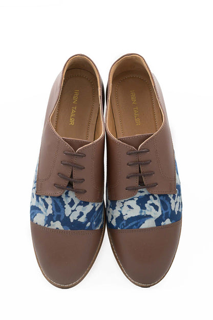 Brown Blue Canvas