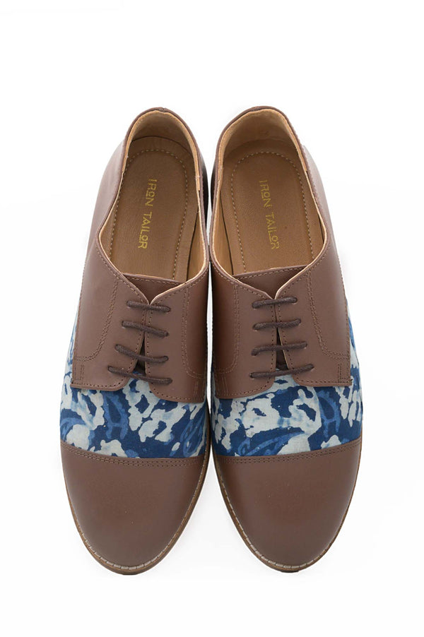 Brown Blue Canvas