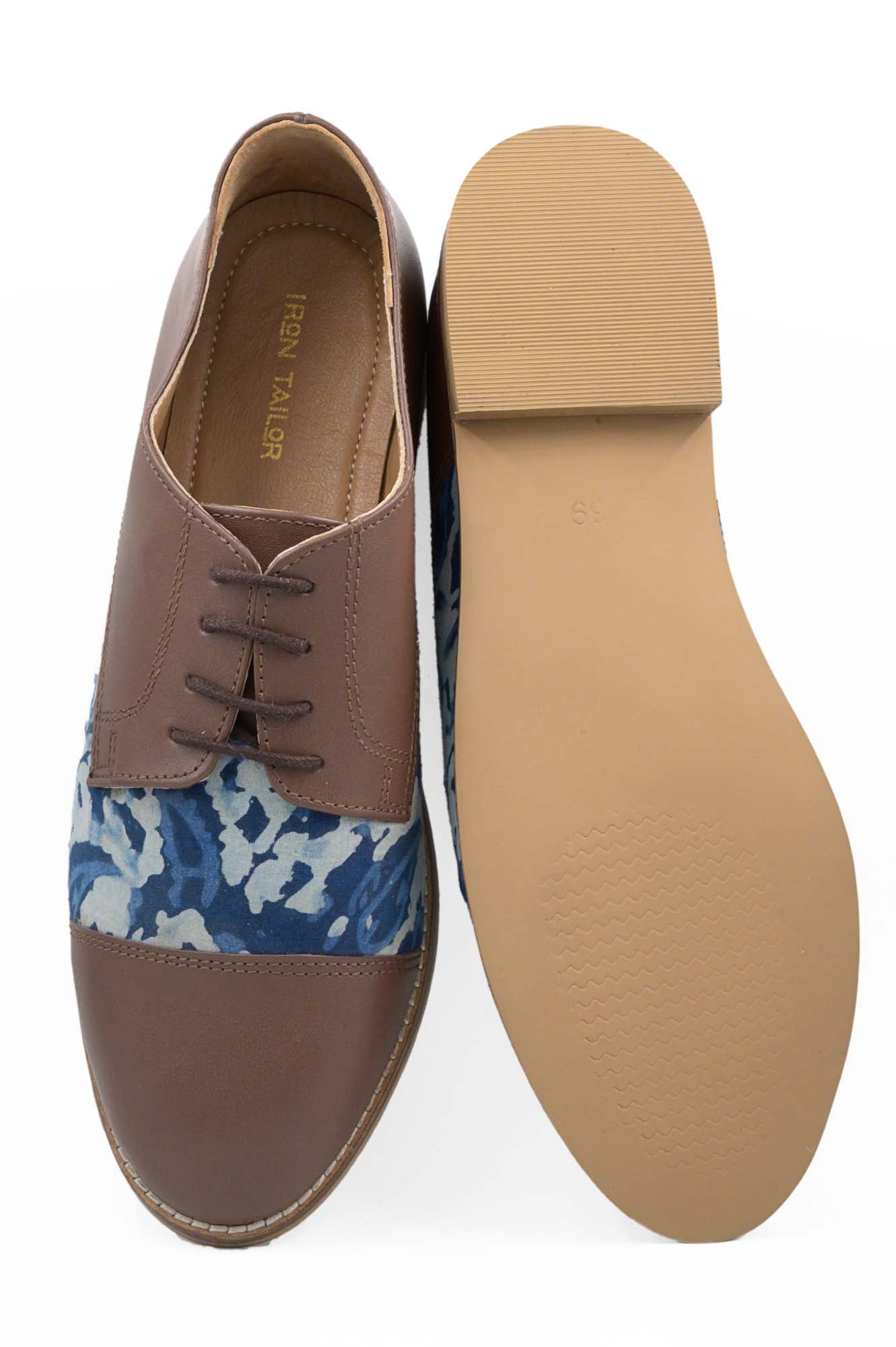 Brown Blue Canvas
