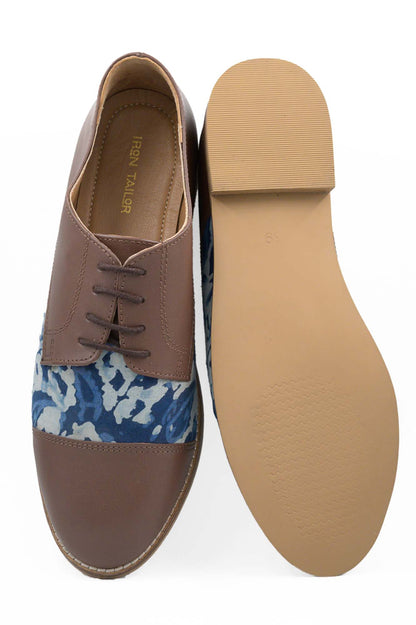 Brown Blue Canvas