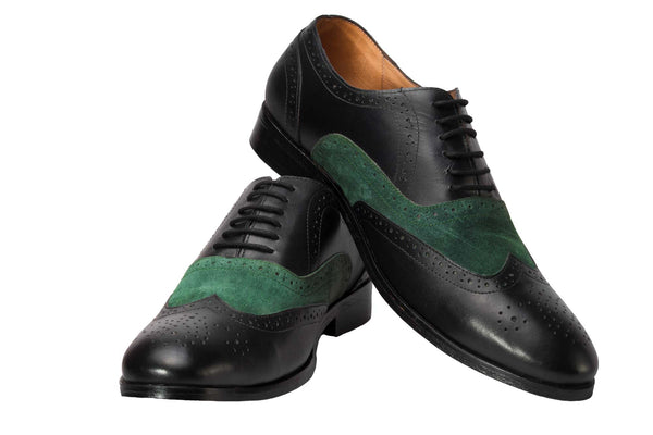 Brogue Black With Green