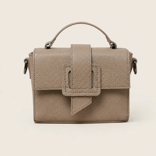 Box Sling Bag Light Taupe