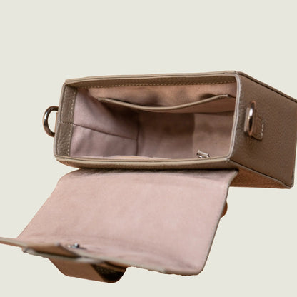Box Sling Bag - Taupe
