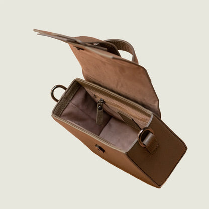 Box Sling Bag - Taupe