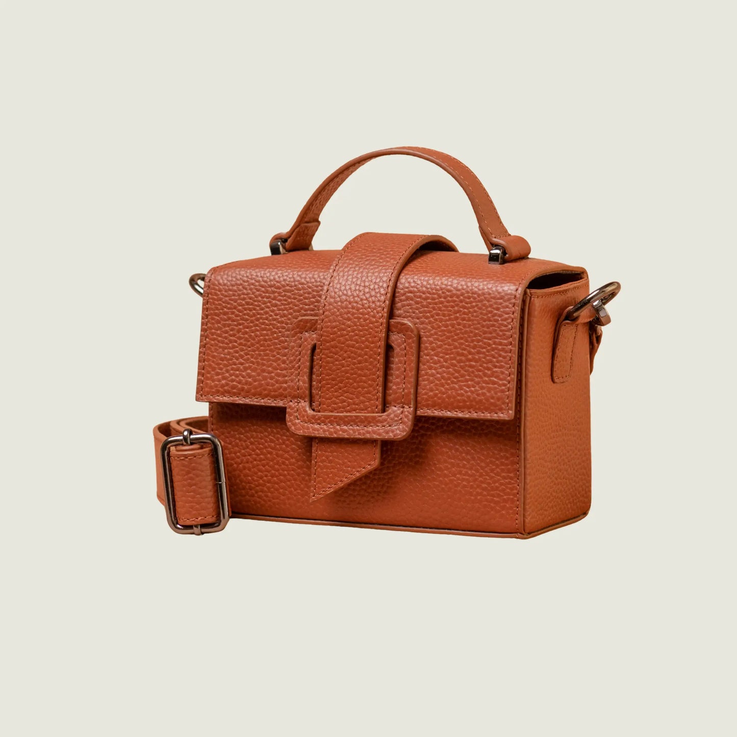 Box Sling Bag - Taupe