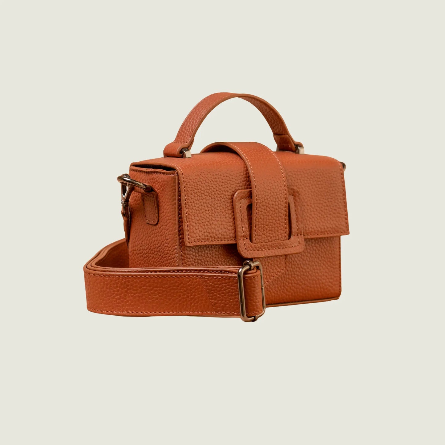 Box Sling Bag - Taupe