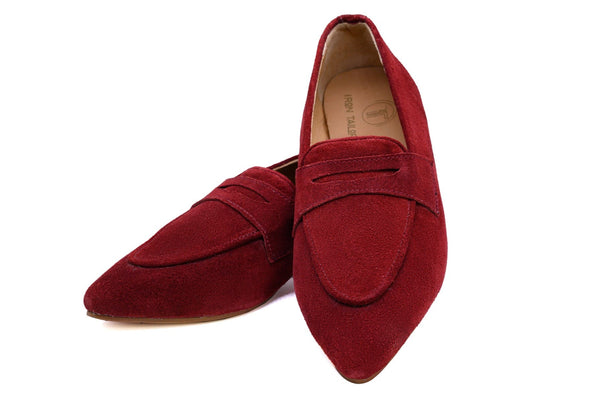 Maroon Suede Loafer