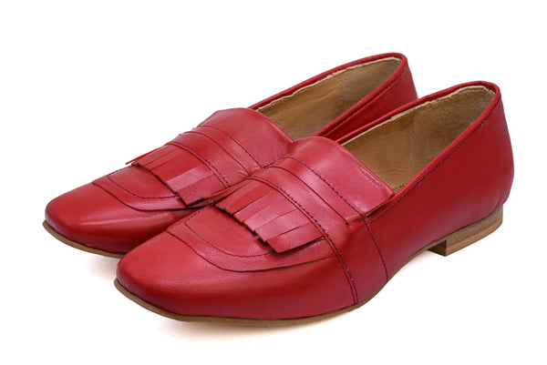 Red Flair Leather Loafer