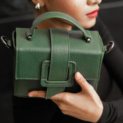 Box Sling Bag - Taupe