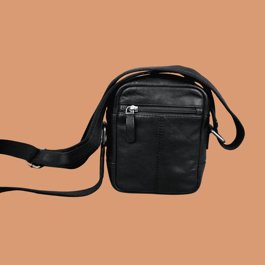 Premium Leather Messenger Sling Bag for Men and Women | Iron Tailor