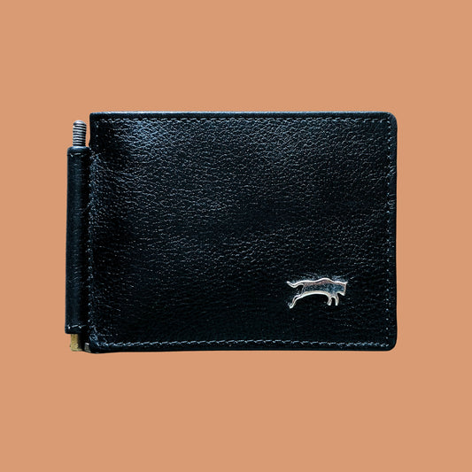 Black Genuine Leather Money Clipper Wallet for Men – Iron Tailor