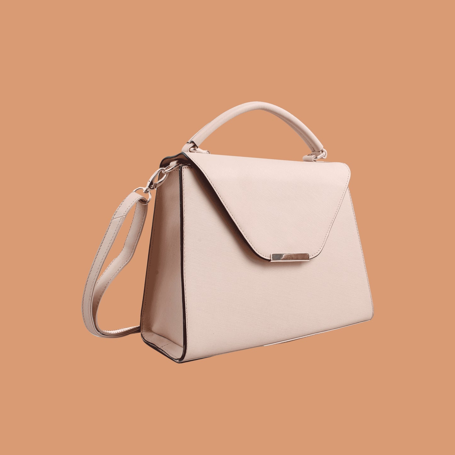 Rose Pink Francesca Hand Bag – Leather Handbags For Women | Iron Tailor