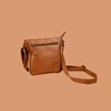 Colossal Sling Bag in Brown – Leather Sling Bag For Men | Iron Tailor