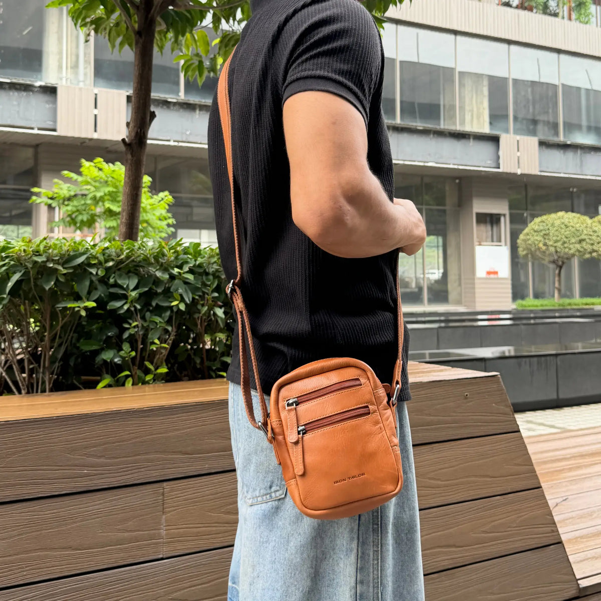 Zipper Sling Bag