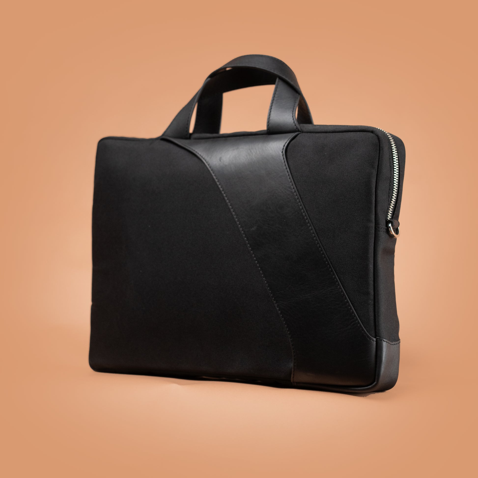 Mono Arc Laptop Bag Premium Nylon and Leather Construction | Iron Tailor