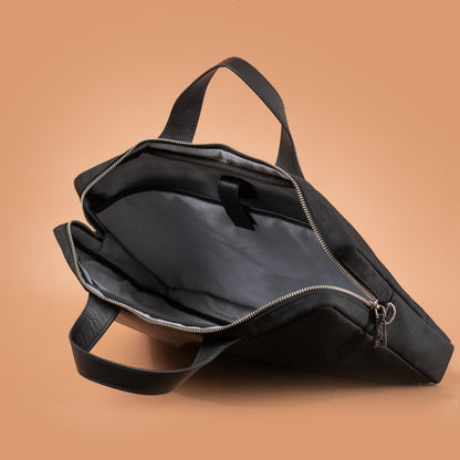 Mono Arc Laptop Bag Spacious Main Compartment | Iron Tailor
