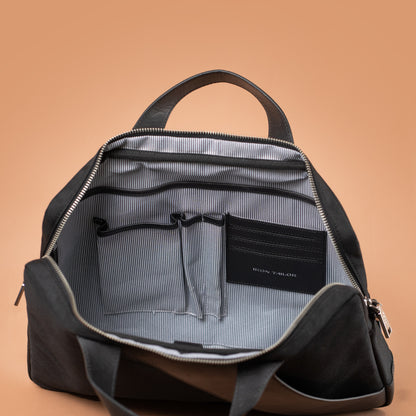 Mono Arc Laptop Bag Padded Laptop Compartment Interior | Iron Tailor