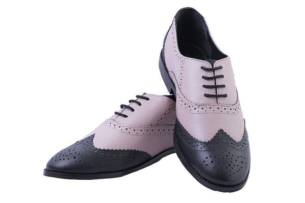 Brogue Black with Ivory