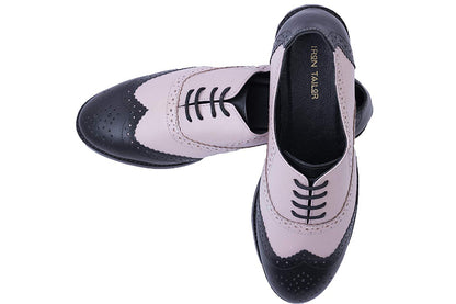 Brogue Black with Ivory