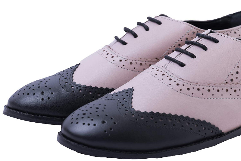 Brogue Black with Ivory