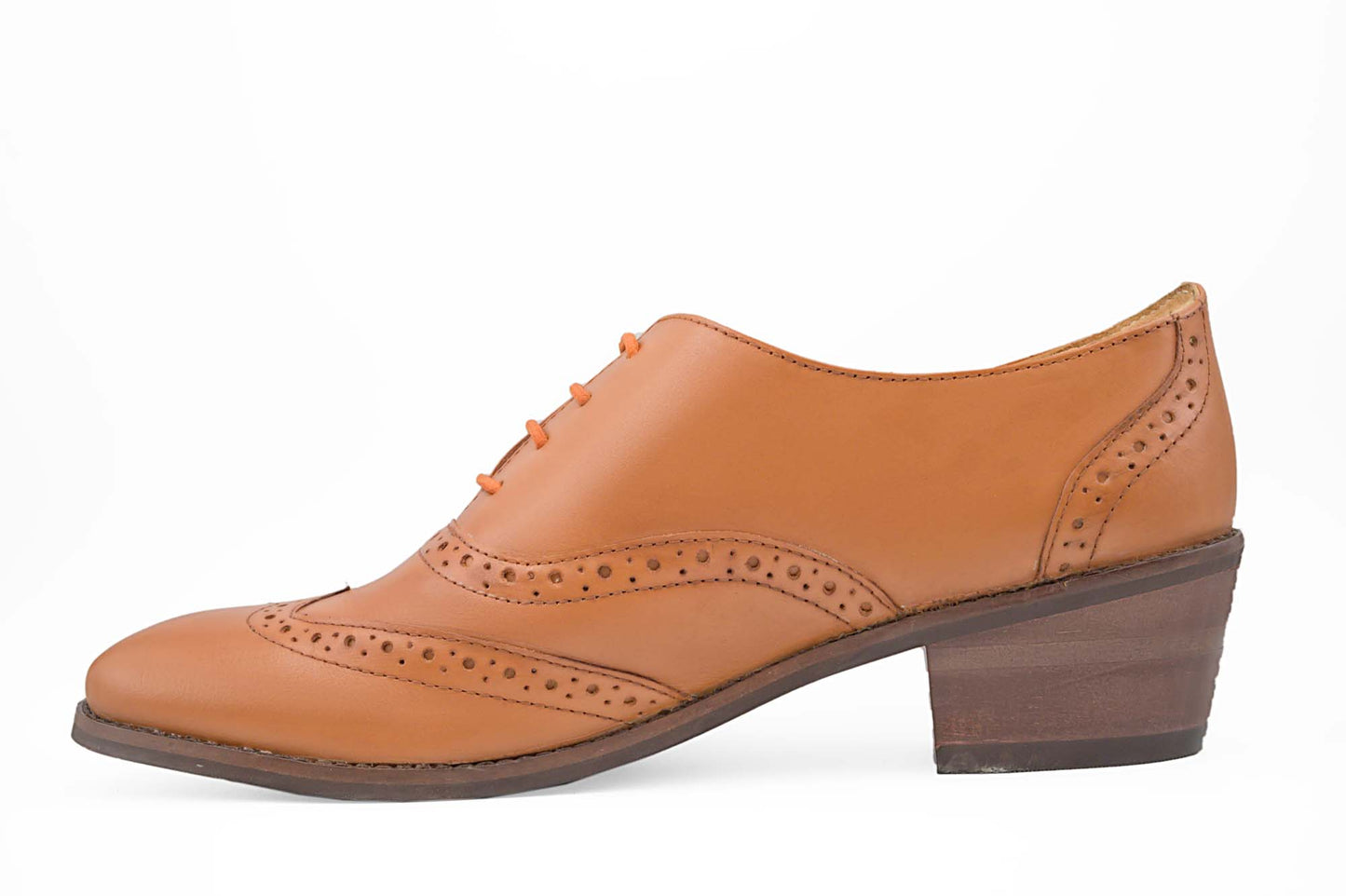Tan Shoe With High Heel