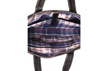 Black Laptop Bag with Laptop Compartments – Genuine Leather Office Bag | Iron Tailor 