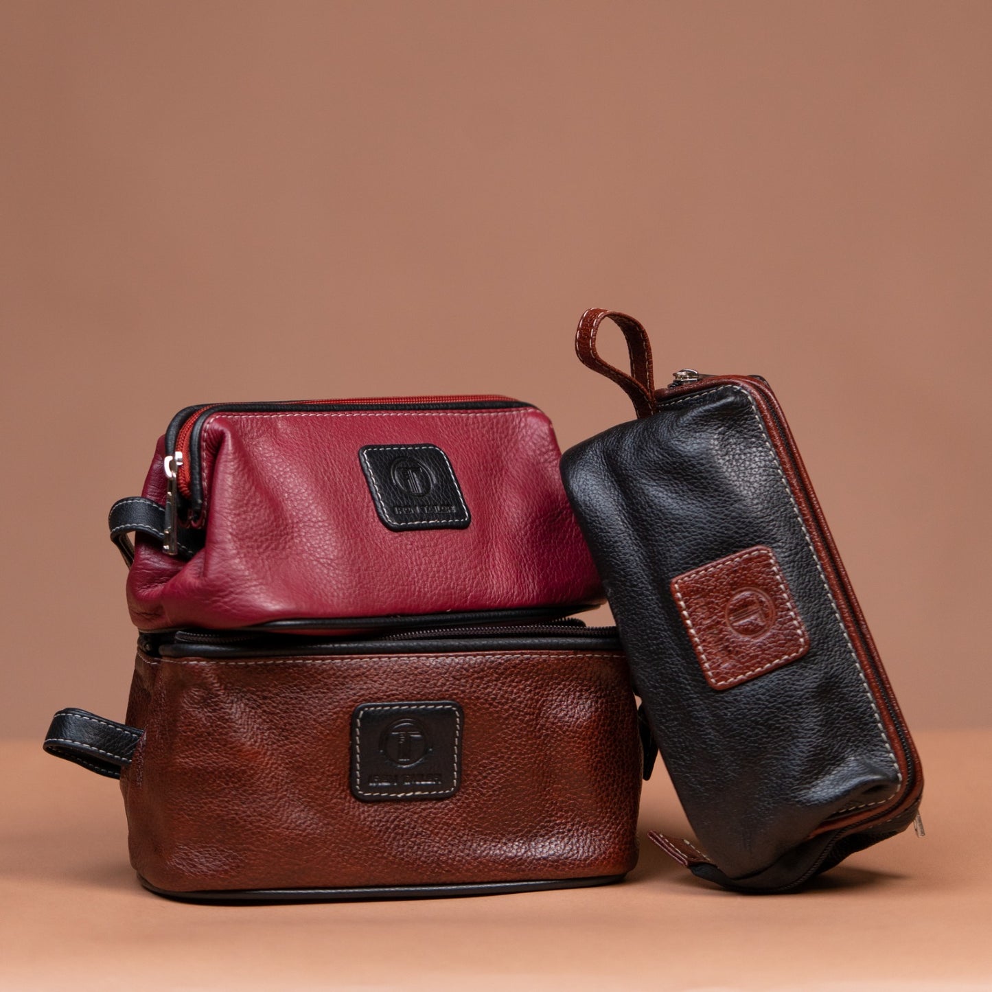 Genuine Leather Toilet Kit Collection for Travel | Iron Tailor