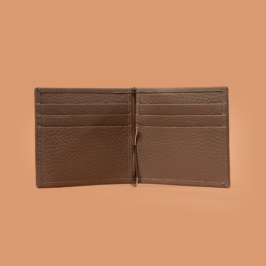 Iron Tailor Money Clipper in Grey – Genuine Leather Men's Wallet | Iron Tailor