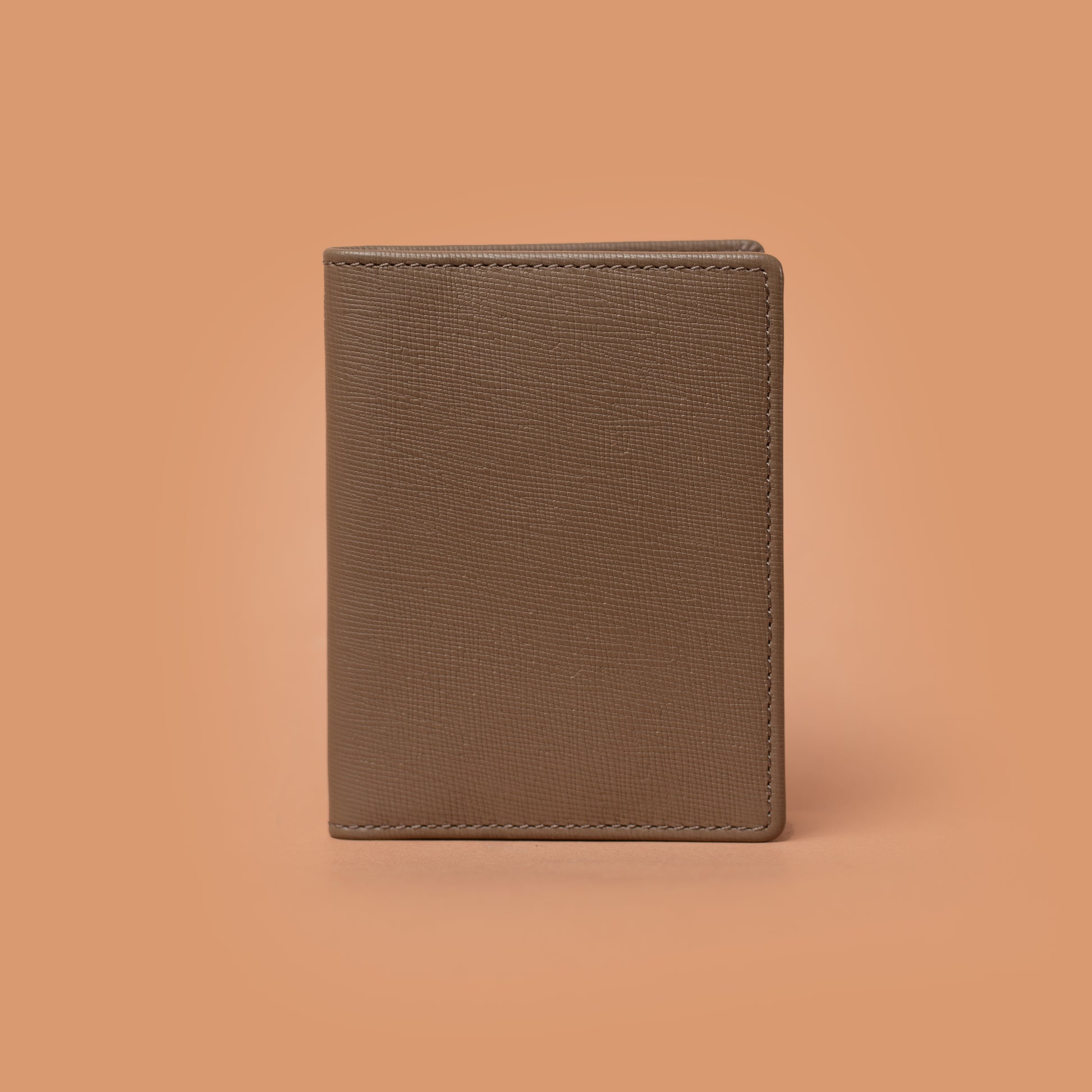 Slim Fold Card Case Dark Gray  – Leather Card Holder For Men | Iron Tailor 