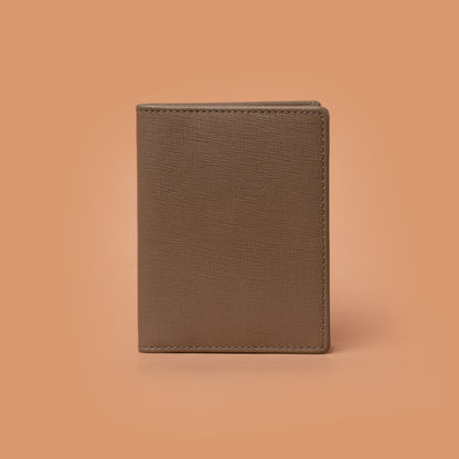 Slim Fold Card Case Dark Gray  – Leather Card Holder For Men | Iron Tailor 