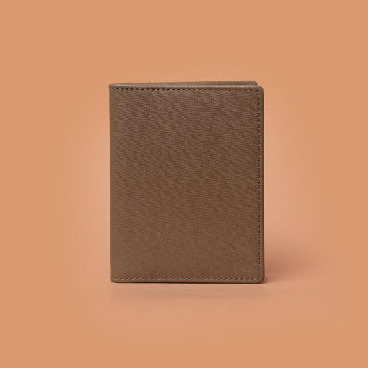 Slim Fold Card Case Dark Gray  – Leather Card Holder For Men | Iron Tailor 
