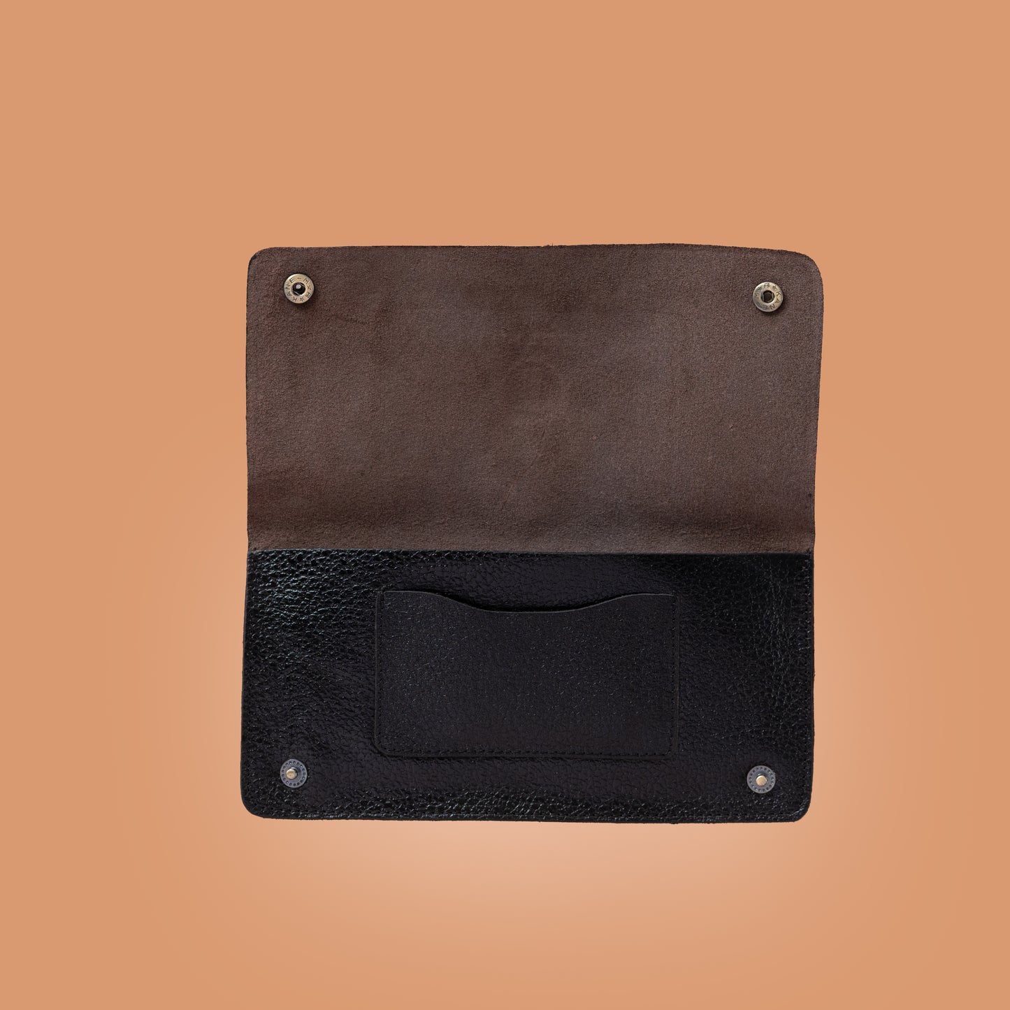 Genuine Leather Ladies Cash Wallet in Black – Wallets For Women | Iron Tailor