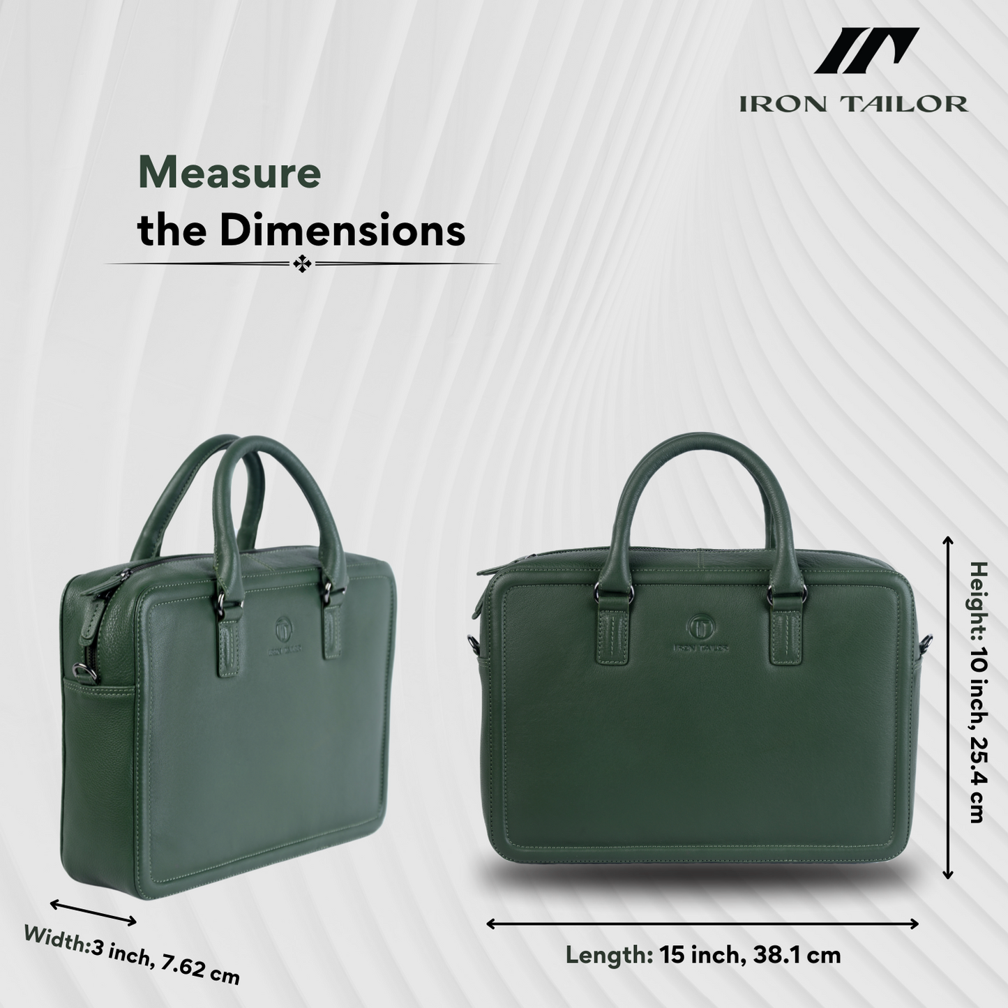 The Chest Laptop Bag Dimensions | Iron Tailor
