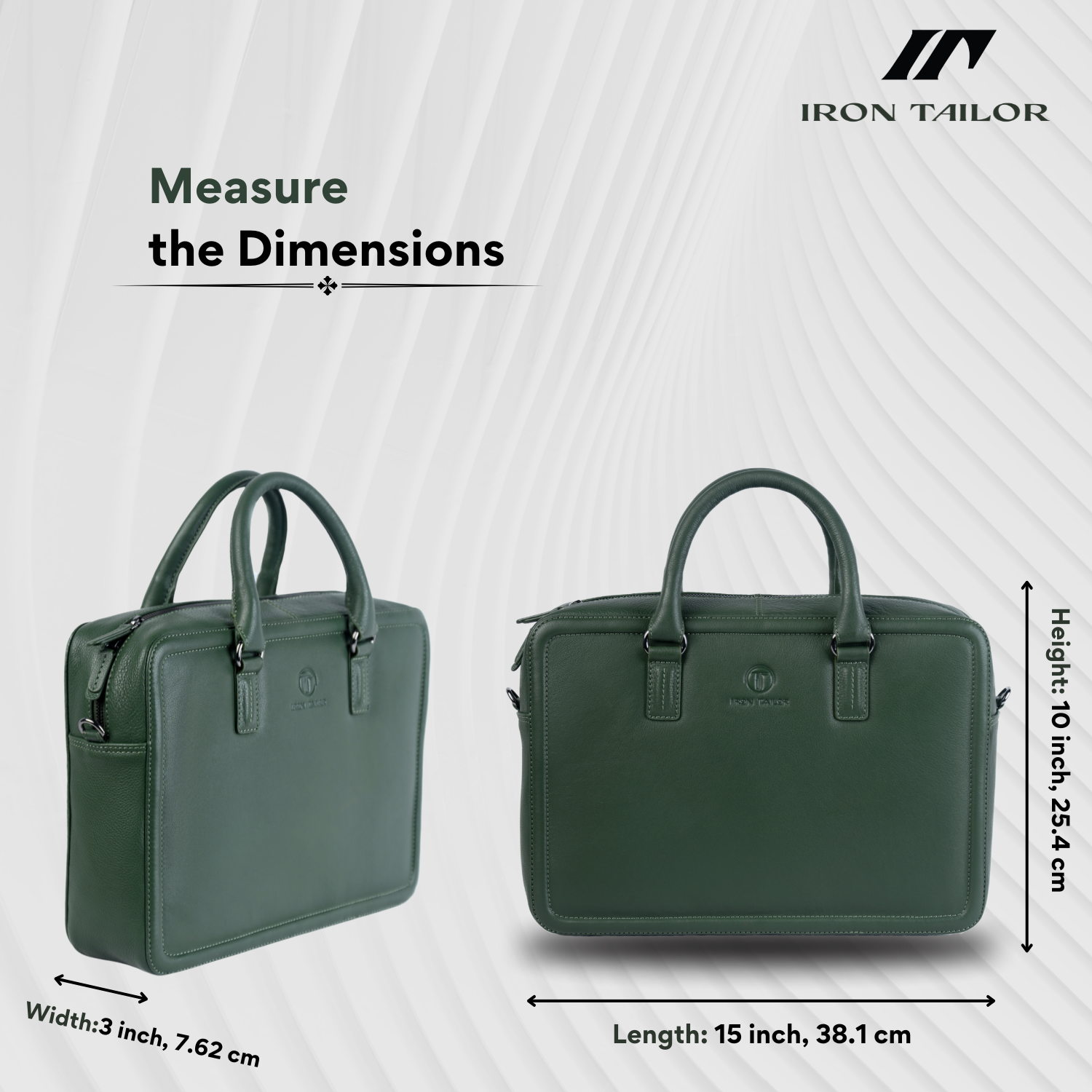 The Chest Laptop Bag Dimensions | Iron Tailor