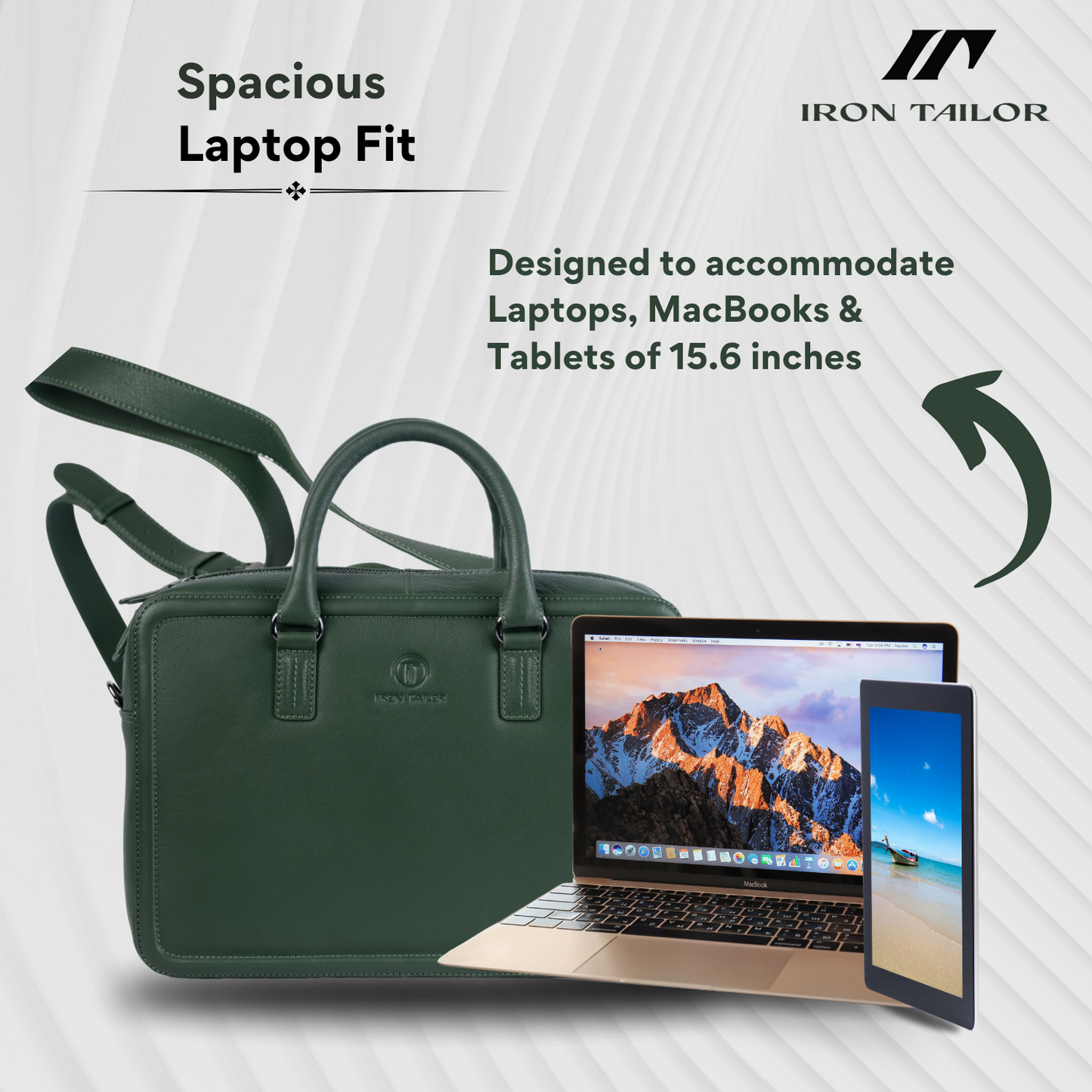 The Chest Laptop Bag Product Overview | Iron Tailor