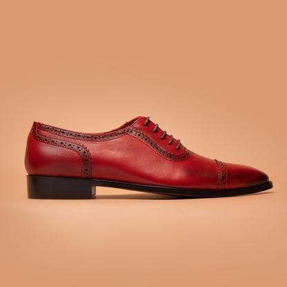 Classic Red Lace - Up