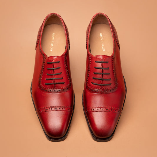 Classic Red Lace - Up